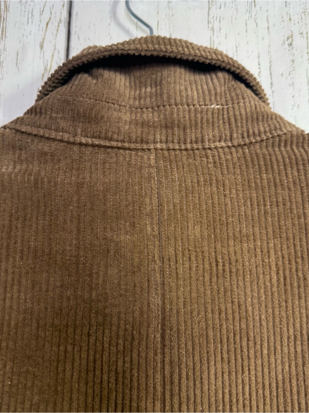 HYFVE Brown Corduroy Long Blazer Size M 100% Cotton Academia Preppy Minimalist - Picture 8 of 12